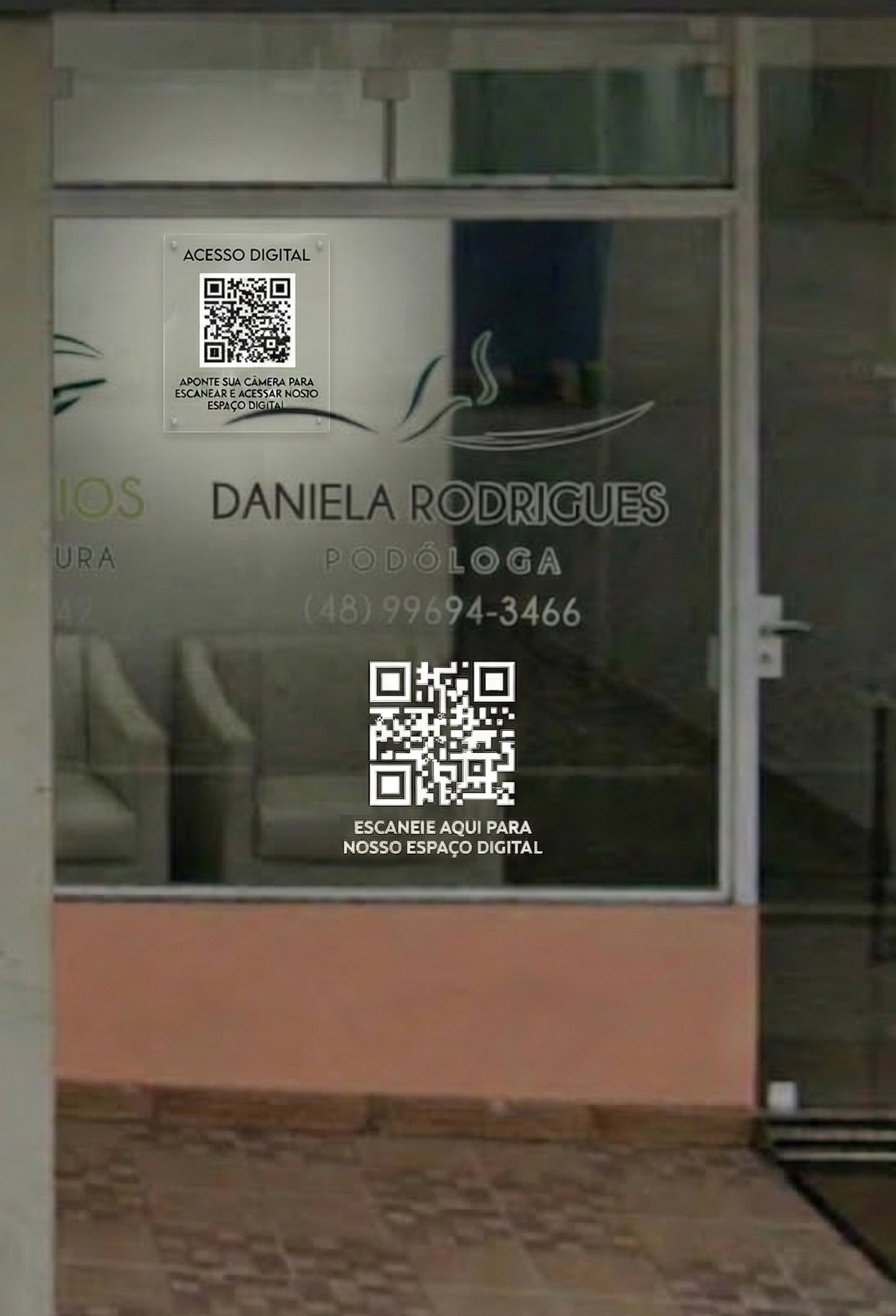 Conteúdos e orientações acessados por QR Code